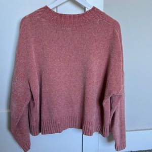 BP Pink Chenille Sweater Small